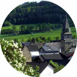 Terrasse - Ausblick auf Holzhausen