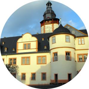Weilburg an der Lahn mit Schloss und Museum